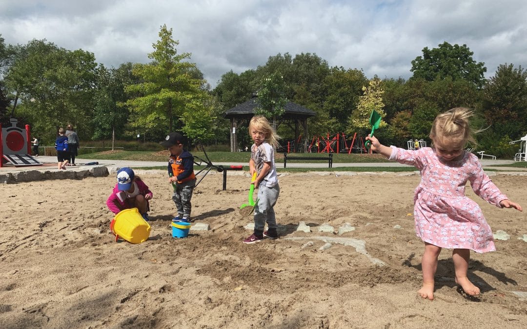 Ellis at the Dinosaur Park